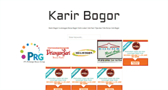 Desktop Screenshot of karirbogor.com